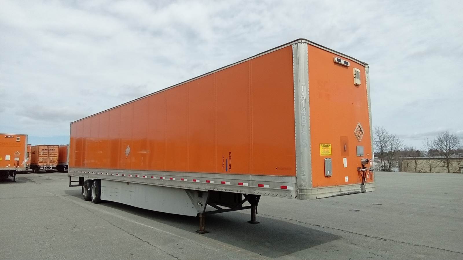 2015 Hyundai dry van trailer