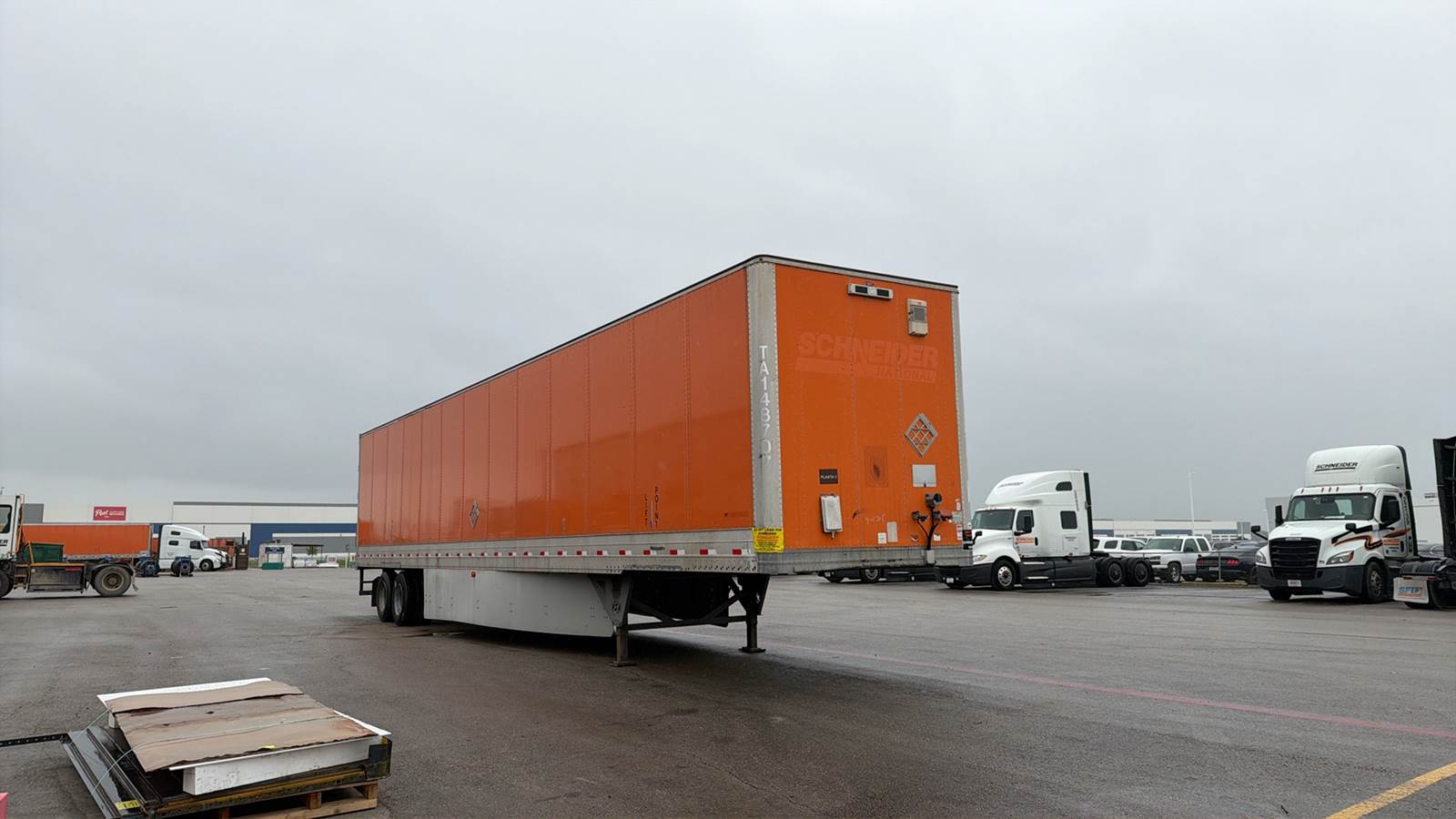 2015 Hyundai dry van trailer