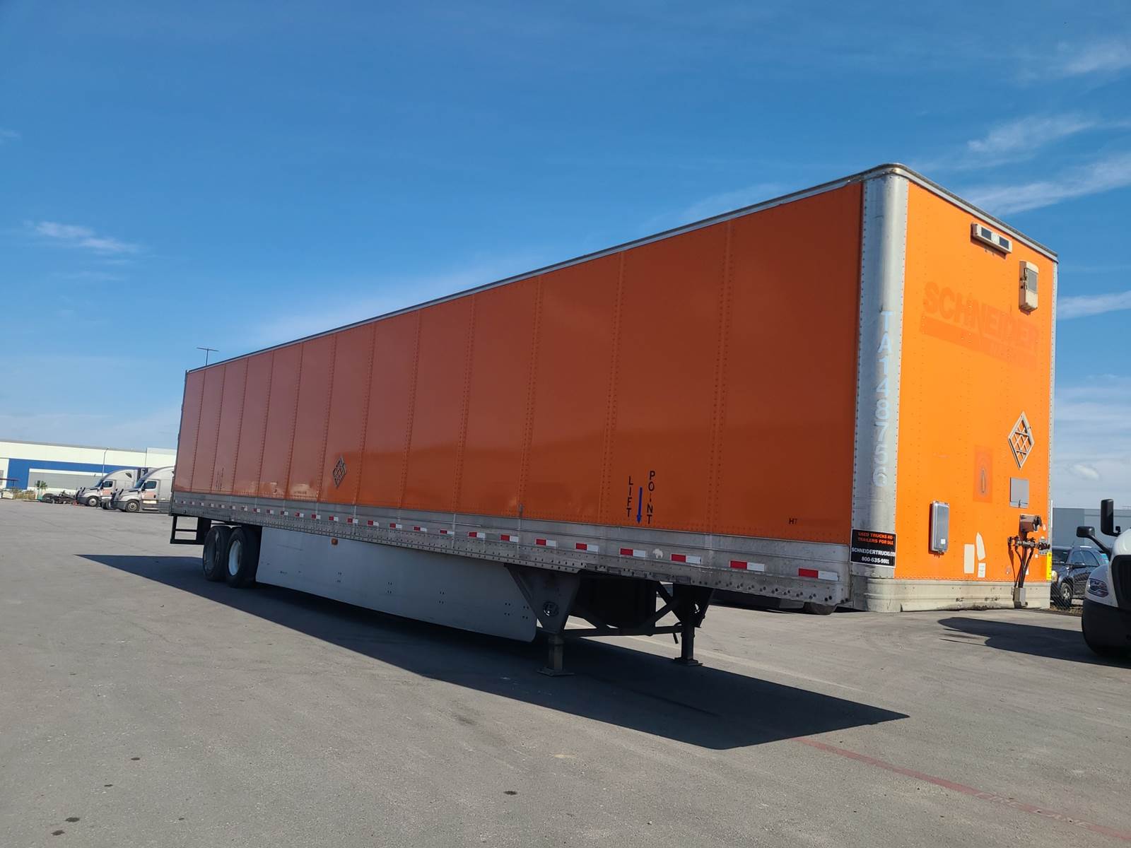 2015 Hyundai dry van trailer