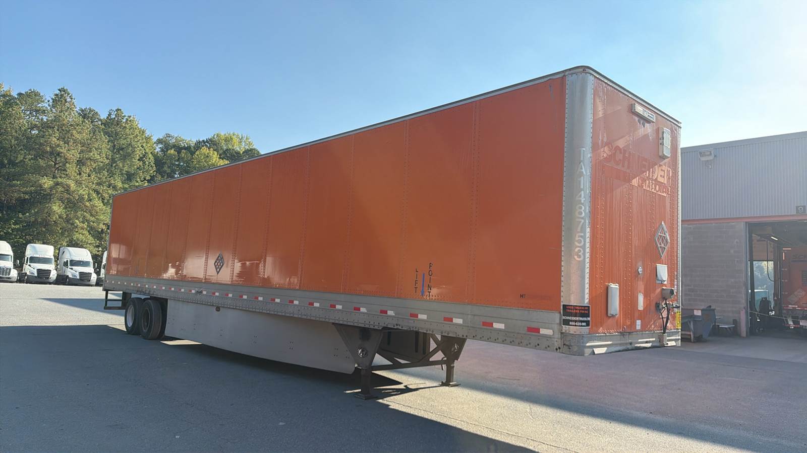 2015 Hyundai dry van trailer