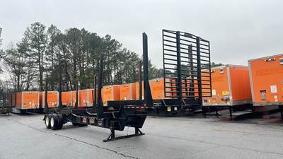 McLendon LP42-4L 42 ft Log Trailer - Air Ride Suspension