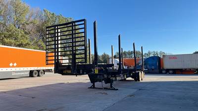 Pitts LP40-4L 40 ft Log Trailer - Spring Suspension