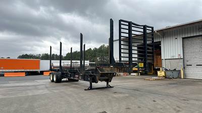 Pitts LP40-4L 40 ft Log Trailer - Spring Suspension