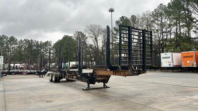 Pitts LP40-4L 40 ft Log Trailer - Spring Suspension