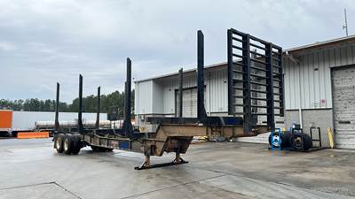 Pitts LP40-4L 40 ft Log Trailer - Spring Suspension