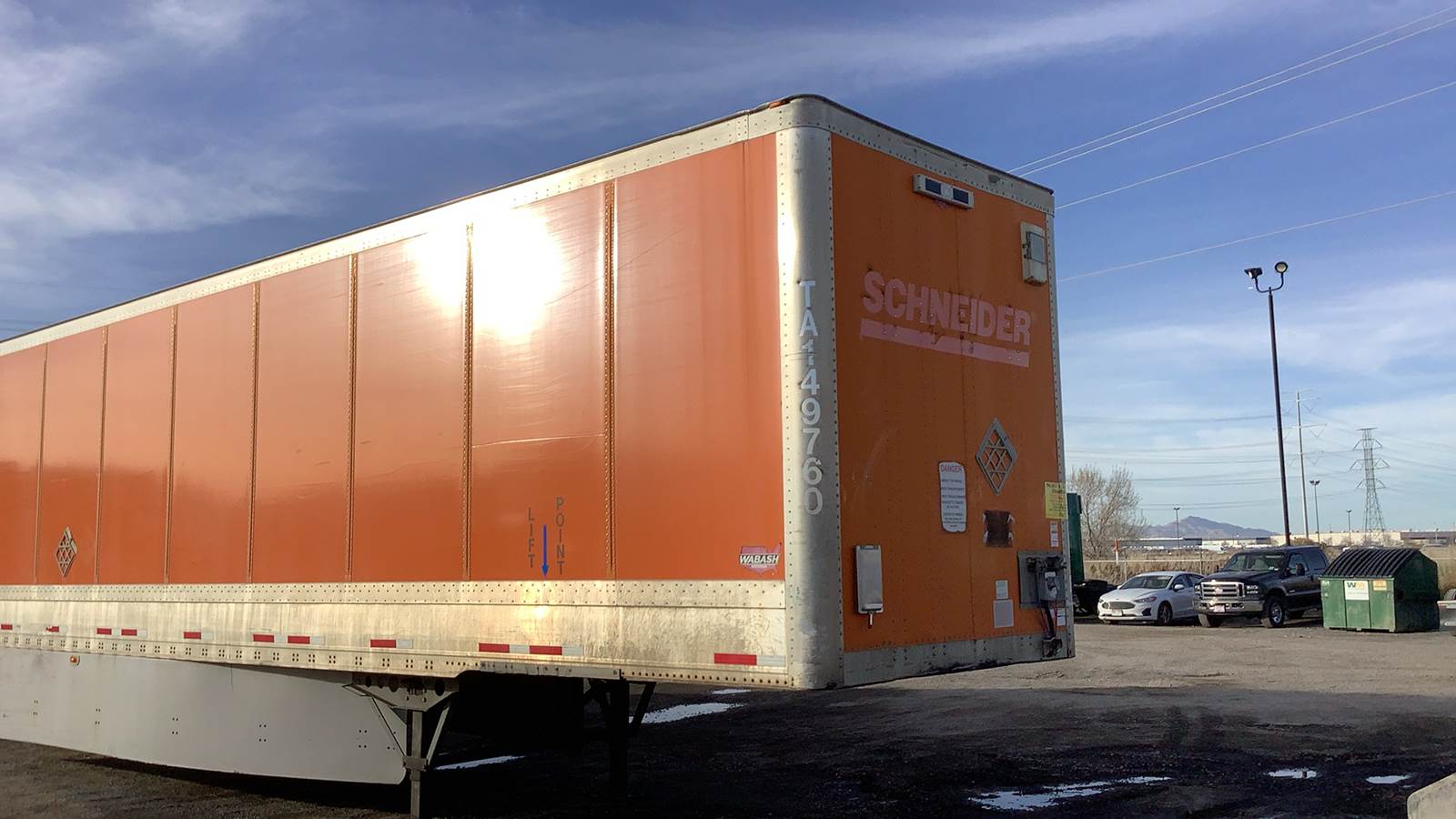 2015 Wabash dry van trailer