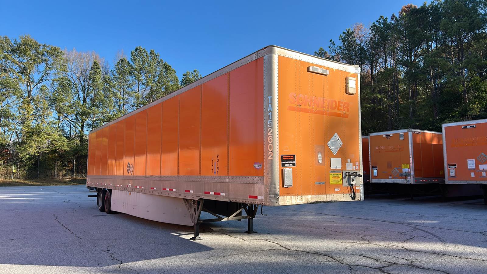 2015 Wabash dry van trailer