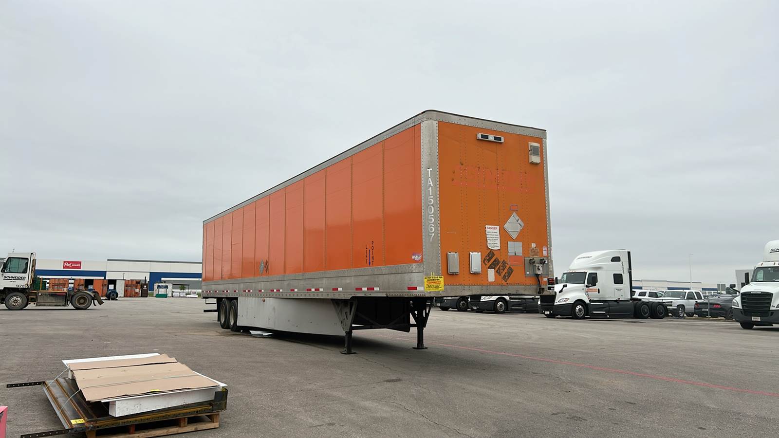 2015 Wabash dry van trailer