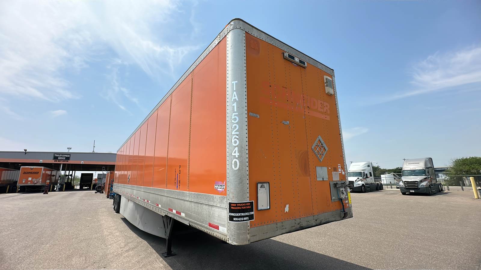 2015 Wabash dry van trailer