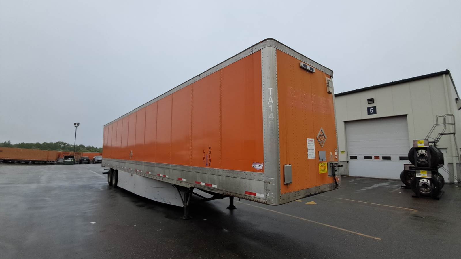 2015 Wabash dry van trailer