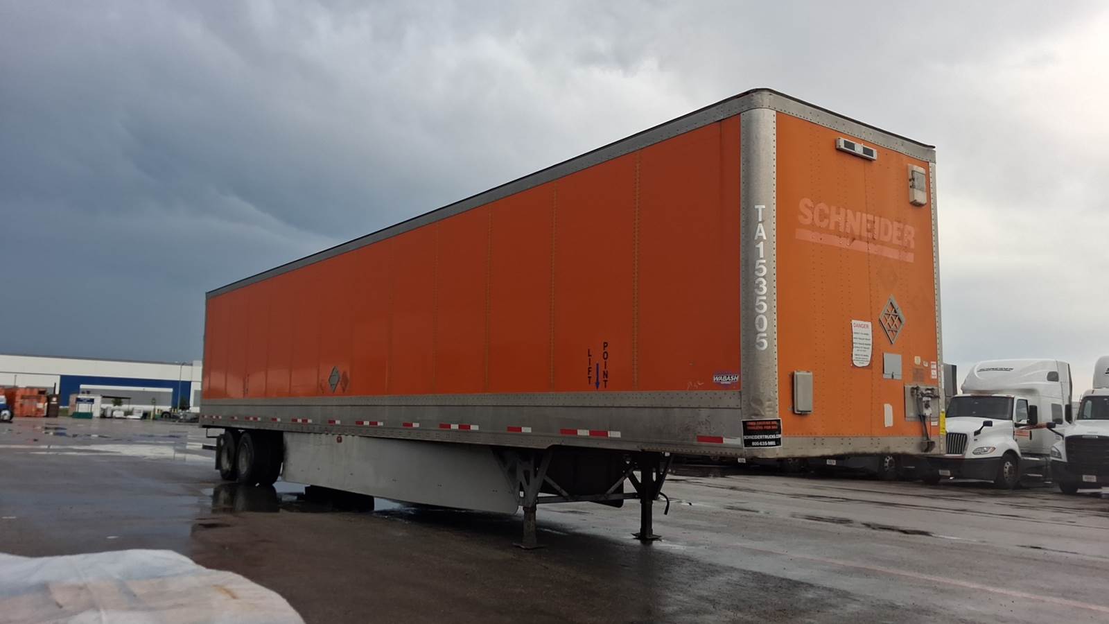 2015 Wabash dry van trailer