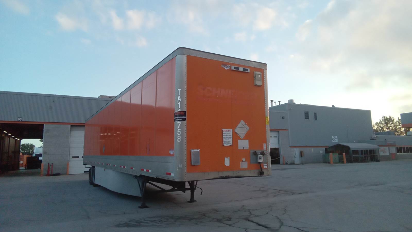 2015 Wabash dry van trailer