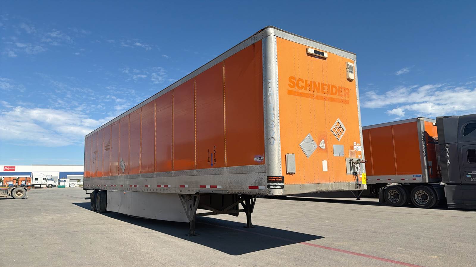 2015 Wabash dry van trailer