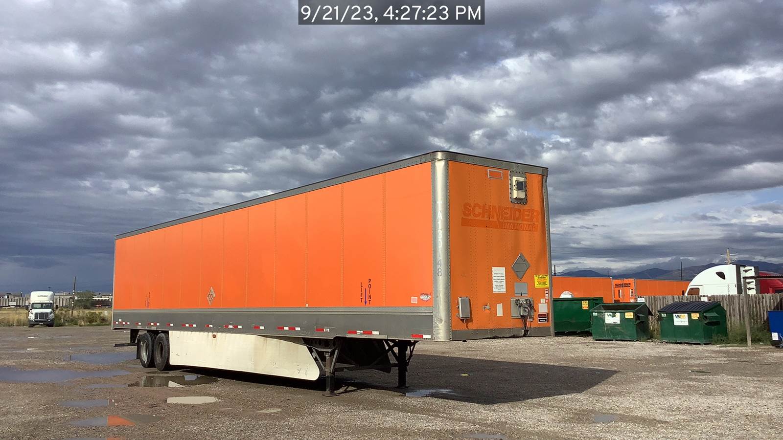 2011 Wabash 53 ft Dry Van Trailer Swing Door, Spring For Sale Salt
