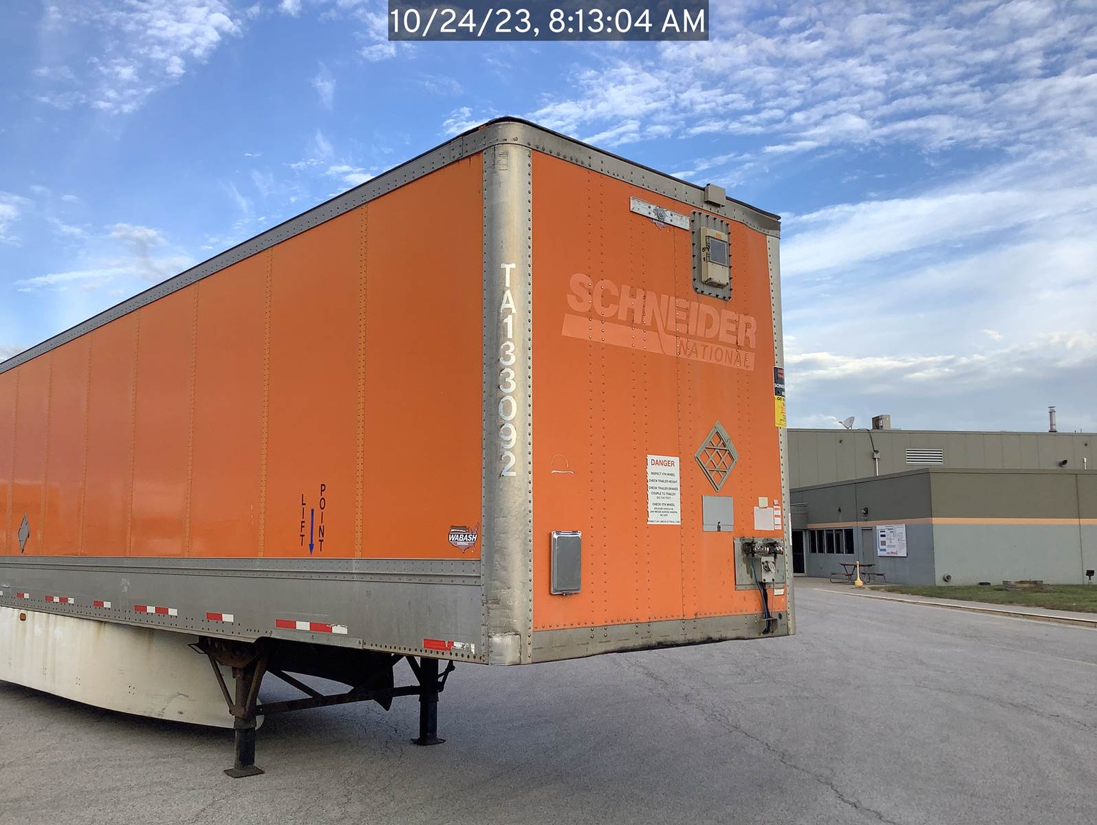 2012 Wabash 53 ft Dry Van Trailer Swing Door, Spring For Sale Edwardsville, IL TA133092