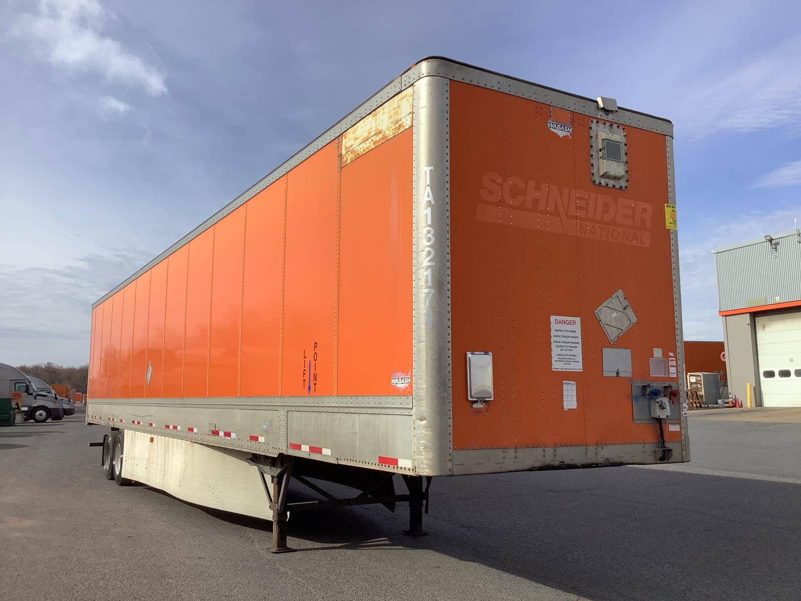 2011 Wabash 53 ft Dry Van Trailer Swing Door, Spring For Sale West