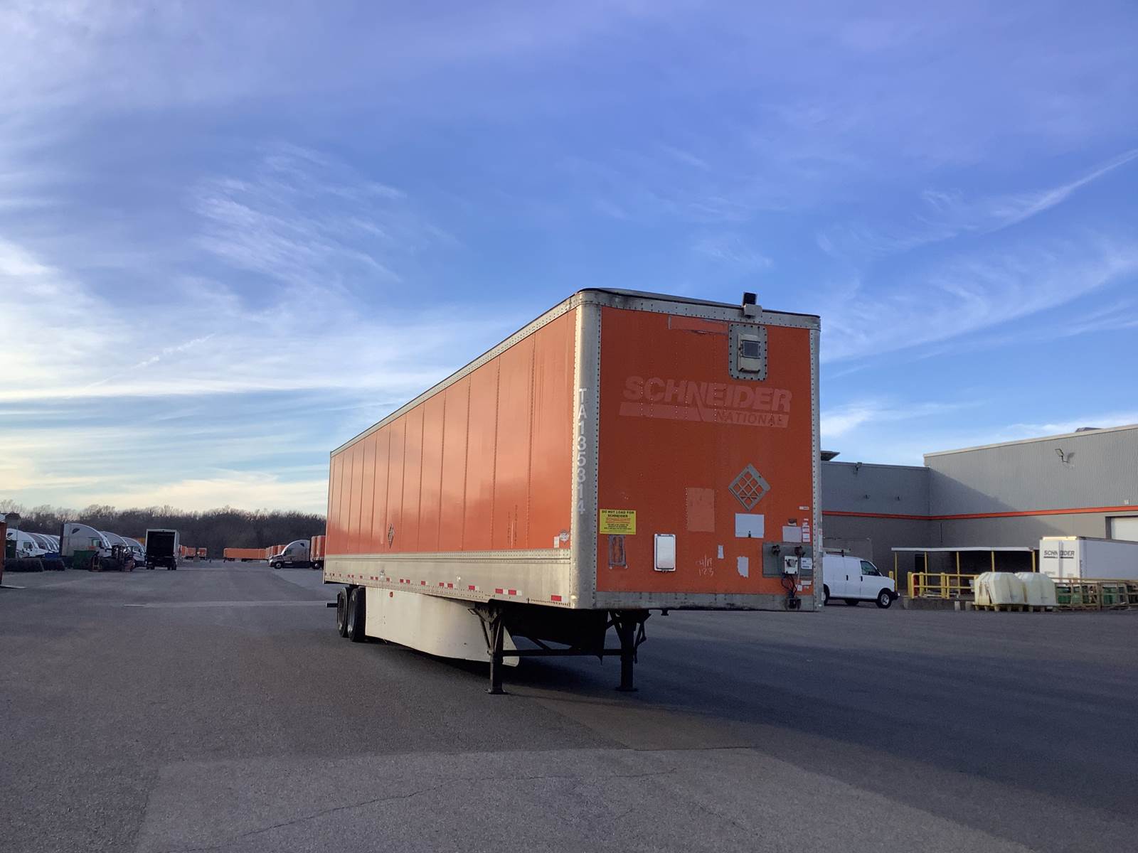 2012 Wabash 53 ft Dry Van Trailer Swing Door, Spring For Sale West