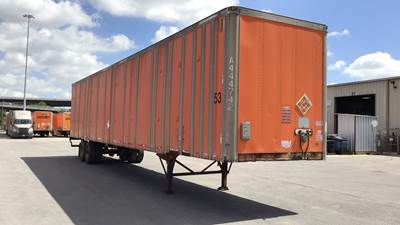 Wabash 53 ft Storage Trailer - Swing Door, Spring
