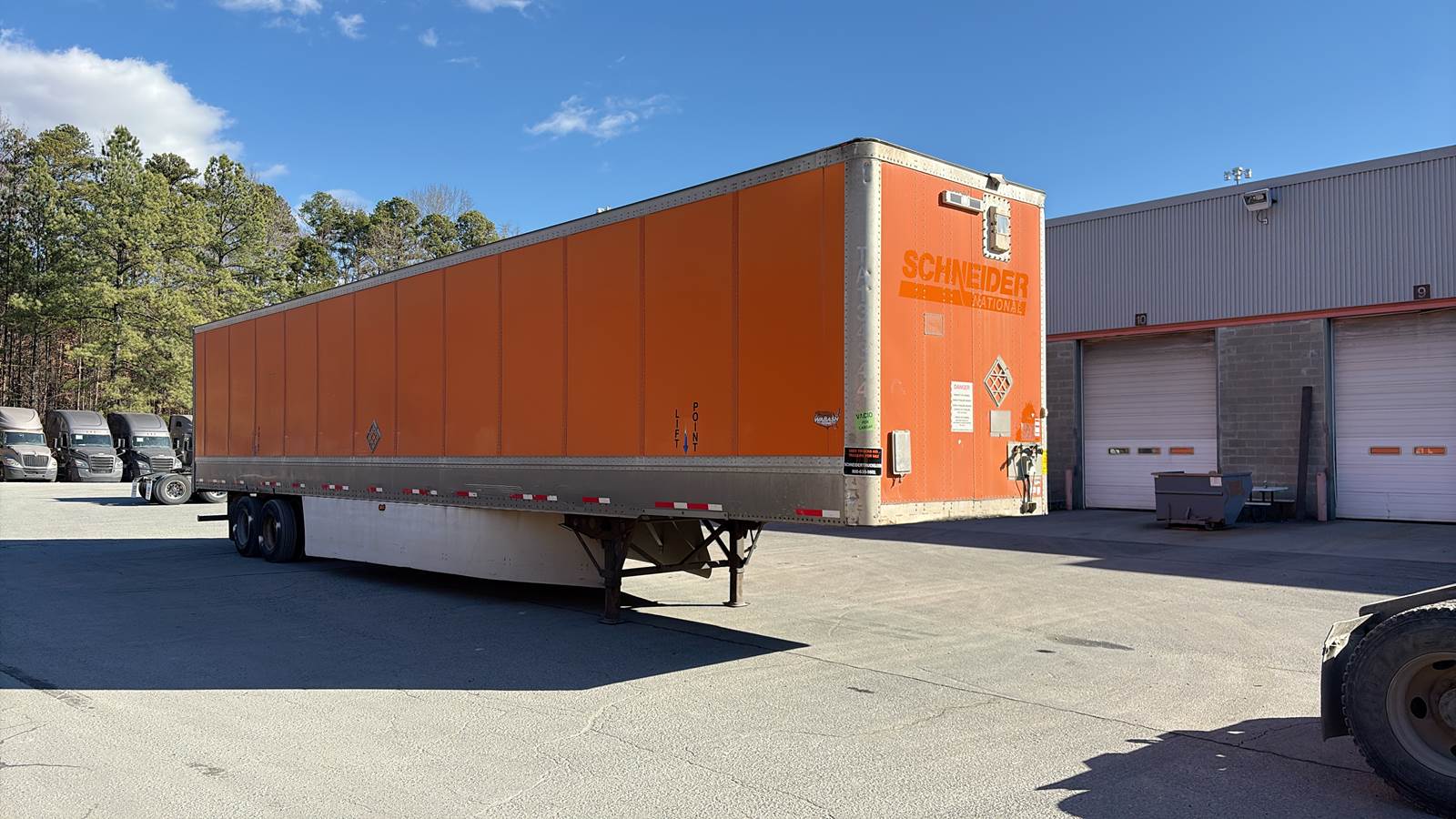 2012 Wabash dry van trailer