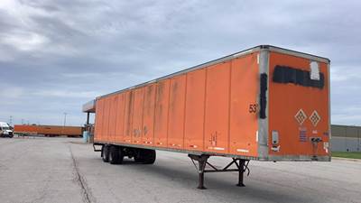 Wabash 53 ft Storage Trailer - Swing Door, Spring Suspension, HAVCO Composite Floor