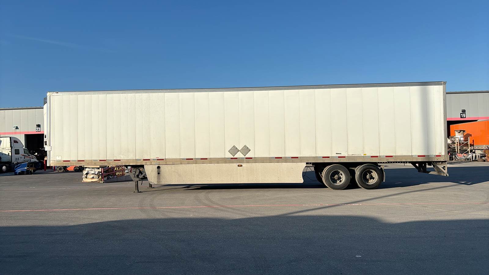 2018 Wabash 53 ft Reefer Trailer Roll up Door, Spring Suspension