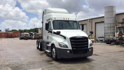 Freightliner Cascadia Sleeper Semi Truck - 48" Extra-Tall Roof, Detroit, Automatic, Optimized Idle