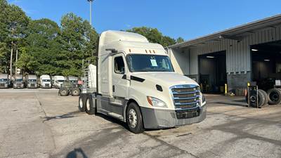 Freightliner Cascadia Sleeper Semi Truck - 48" Extra-Tall Roof, Detroit, Automatic, MirrorEye Equipped