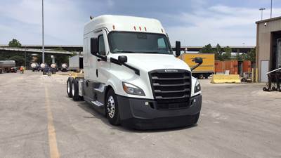 Freightliner Cascadia Sleeper Semi Truck - 72" Extra-Tall Roof, Detroit, Automatic, Battery Powered HVAC with Optimized Idle, Bulk Equipment
