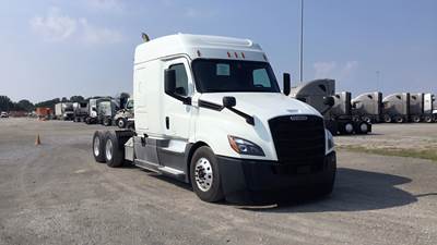 Freightliner Cascadia Sleeper Semi Truck - 72" Extra-Tall Roof, Detroit, Automatic, Bulk Equipment