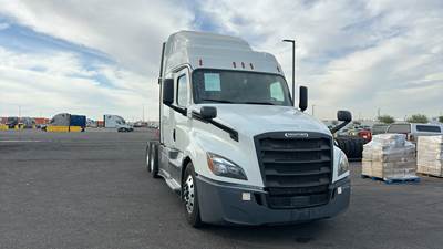 Freightliner Cascadia Sleeper Semi Truck - 48" Extra-Tall Roof, Detroit, Automatic, Optimized Idle