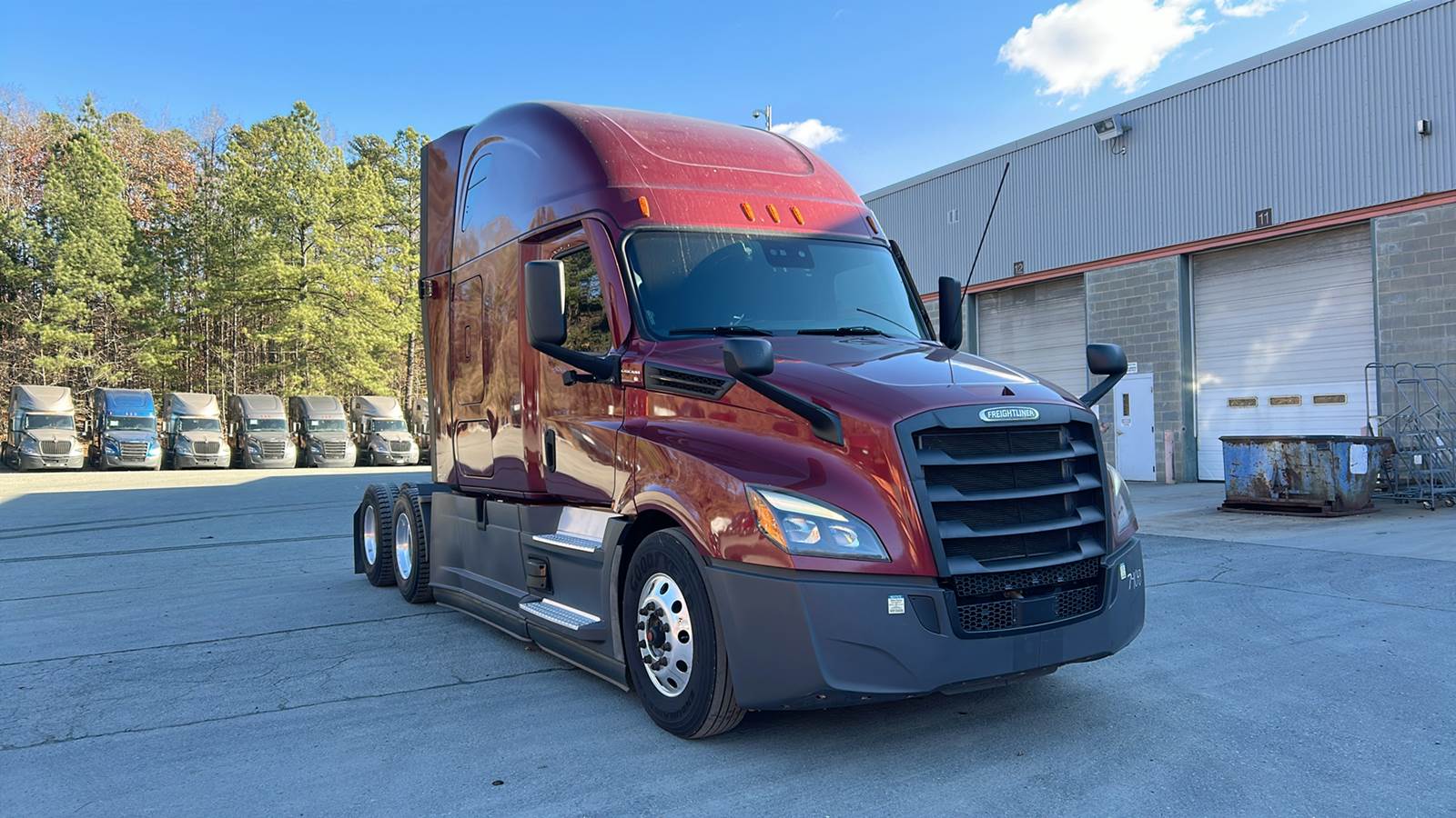 2022 Freightliner sleeper semi-truck