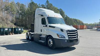 Freightliner Cascadia Sleeper Semi Truck - 48" Extra-Tall Roof, Detroit, Automatic, Optimzed Idle, MirrorEye Equipped