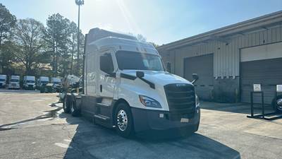 Freightliner Cascadia Sleeper Semi Truck - 48" Extra-Tall Roof, Detroit, Automatic