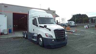 Freightliner Cascadia Sleeper Semi Truck - 48" Extra-Tall Roof, Detroit, Automatic, Optimized Idle