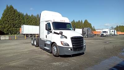 Freightliner Cascadia Sleeper Semi Truck - 48" Extra-Tall Roof, Detroit, Automatic, Optimized Idle
