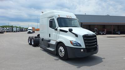 Freightliner Cascadia Sleeper Semi Truck - 72" Extra-Tall Roof, Detroit, Automatic, Battery Powered HVAC with Optimized Idle