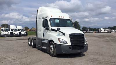 Freightliner Cascadia Sleeper Semi Truck - 48" Extra-Tall Roof, Detroit, Automatic, Optimized Idle
