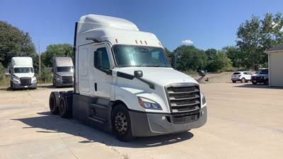 Freightliner Cascadia Sleeper Semi Truck - 48" Extra-Tall Roof, Detroit, Automatic, Optimized Idle, MirrorEye Equipped
