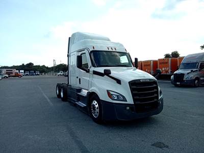 Freightliner Cascadia Sleeper Semi Truck - 48" Extra-Tall Roof, Detroit, Automatic, Optimized Idle