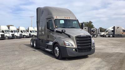 Freightliner Cascadia 126 Sleeper Semi Truck - 72" Raised Roof, Detroit, Automatic, Optimized Idle