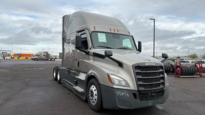 Freightliner Cascadia Sleeper Semi Truck - 72" Raised Roof, Detroit, Automatic, Optimized Idle