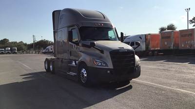 Freightliner Cascadia Sleeper Semi Truck - 72" Raised Roof, Detroit, Automatic, Optimized Idle