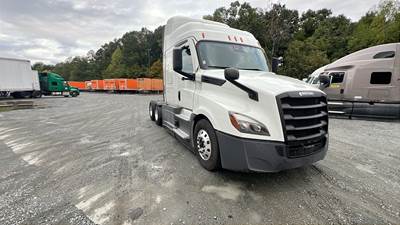 Freightliner Cascadia Sleeper Semi Truck - 48" Extra-Tall Roof, Detroit, Automatic, Optimized Idle