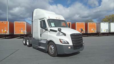 Freightliner Cascadia Sleeper Semi Truck - 48" Extra-Tall Roof, Detroit, Automatic