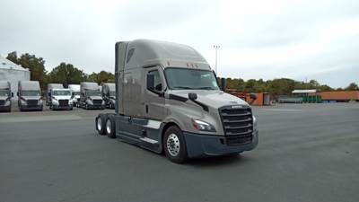 Freightliner Cascadia Sleeper Semi Truck - 72" Raised Roof, Detroit, Automatic, Optimized Idle