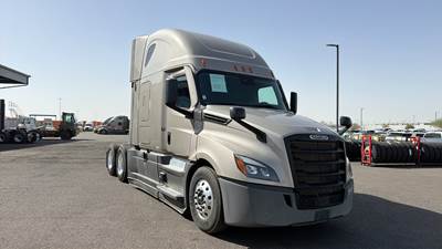 Freightliner Cascadia Sleeper Semi Truck - 72" Raised Roof, Detroit, Automatic, Optimized Idle