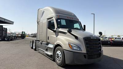 Freightliner Cascadia Sleeper Semi Truck - 72" Raised Roof, Detroit, Automatic, Optimized Idle