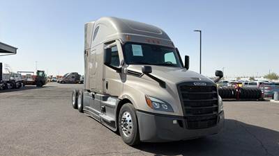 Freightliner Cascadia Sleeper Semi Truck - 72" Raised Roof, Detroit, Automatic, Optimized Idle