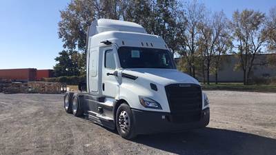 Freightliner Cascadia Sleeper Semi Truck - 48" Extra-Tall Roof, Detroit, Automatic, Optimized Idle, Mirror Eye Equipped