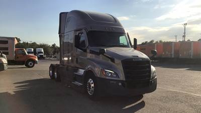 Freightliner Cascadia Sleeper Semi Truck - 72" Raised Roof, Detroit, Automatic, Optimized Idle